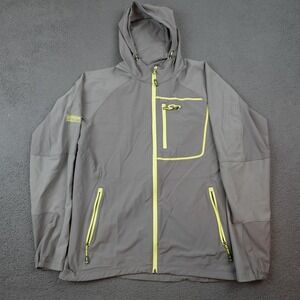 Outdoor Research Ferrosi Hoody Jacket Mens Large Gray Hooded Softshell Hiking
